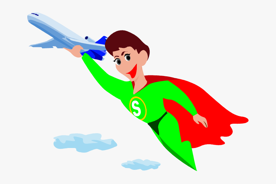 Lifting Airplane Cartoon, Transparent Clipart