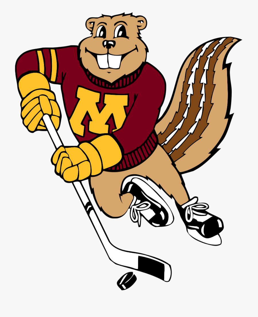 Hockey Clipart Vintage - Minnesota Gophers Hockey Logo, Transparent Clipart