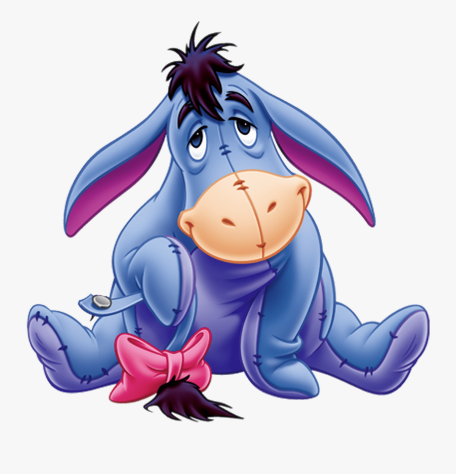 Eeyore Holding Tail - Eeyore Winnie The Pooh Png, Transparent Clipart