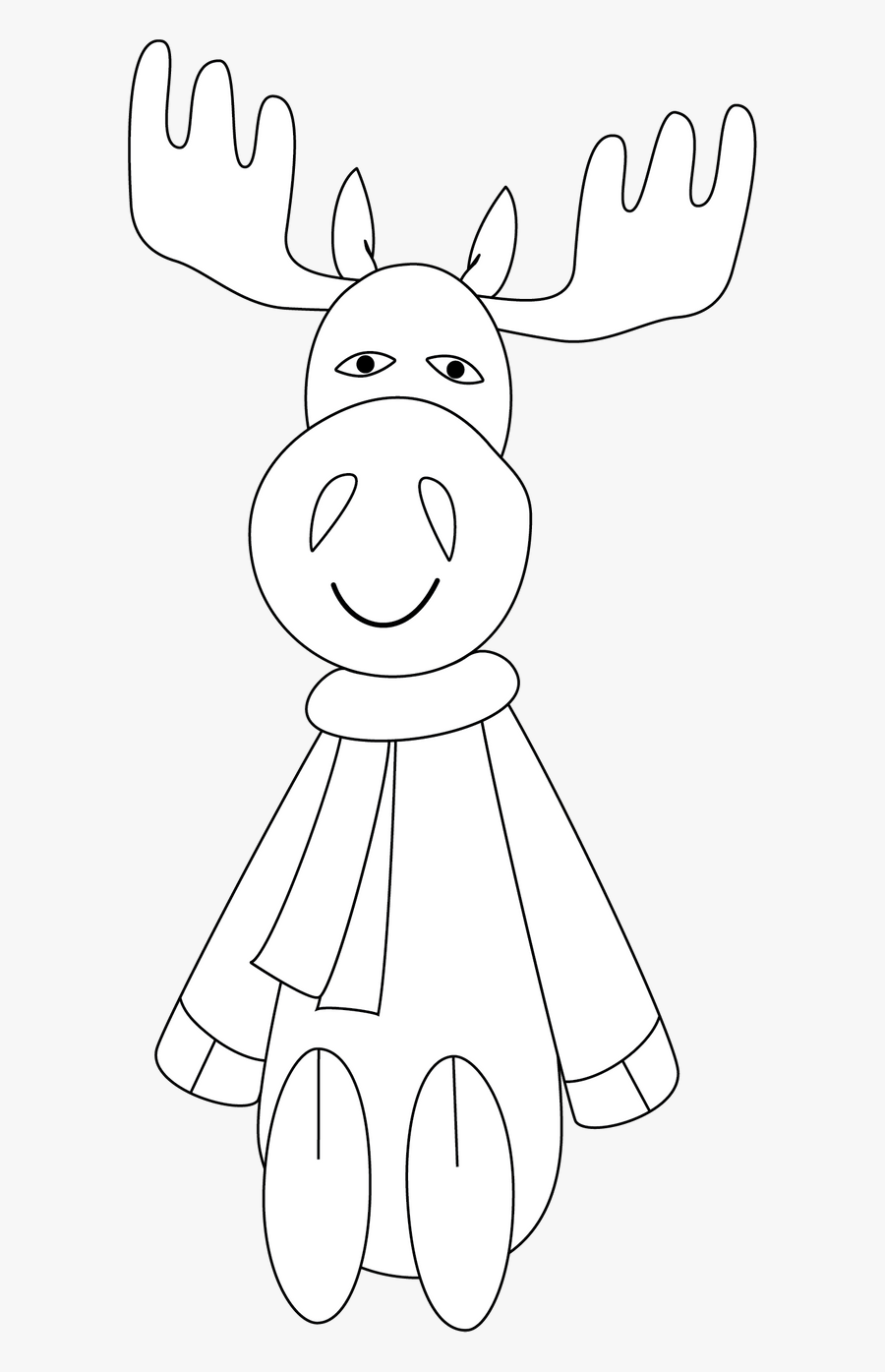 Moose - Cartoon - Cartoon, Transparent Clipart