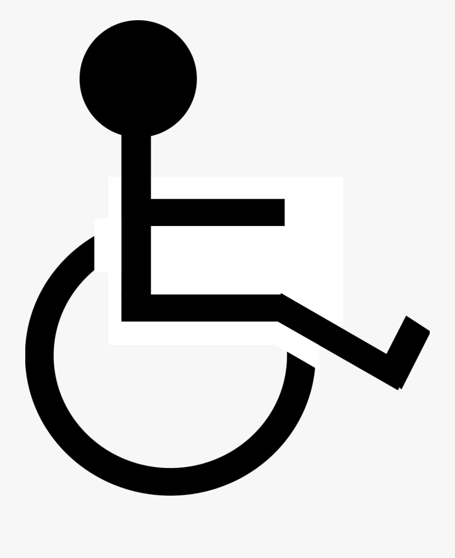 Discapacitados Blanco Y Negro, Transparent Clipart