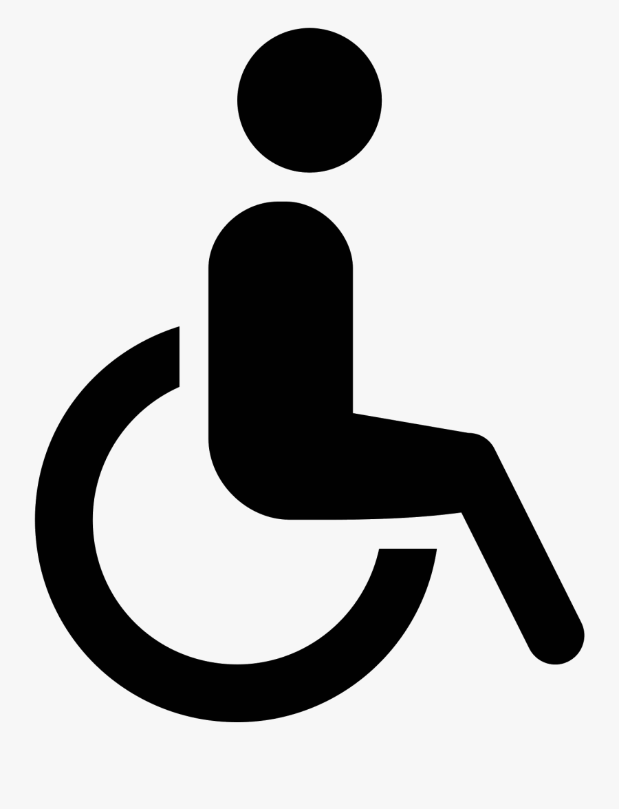 Injury Clipart Handicap Person - Icono Persona En Silla De Ruedas, Transparent Clipart