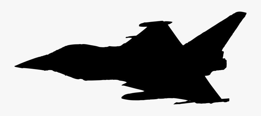Fighter Plane Silhouette - Fighter Plane Clipart Png, Transparent Clipart