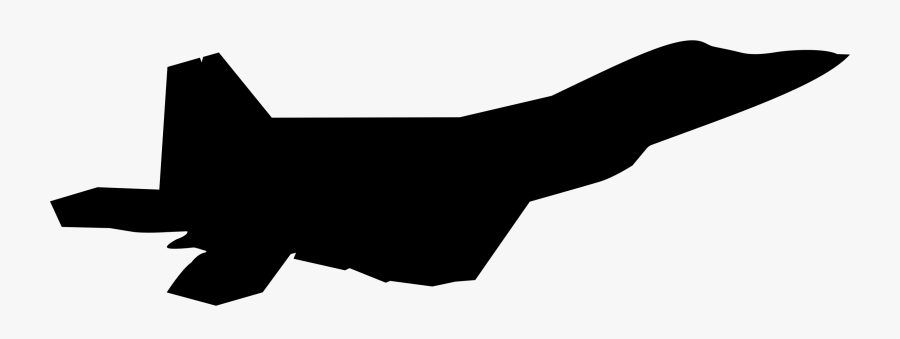 Fighter Jet Silhouette Png, Transparent Clipart