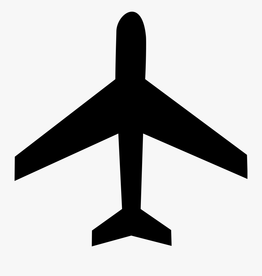 Fighter Jet Silhouette - Silhouette Transparent Plane Png, Transparent Clipart