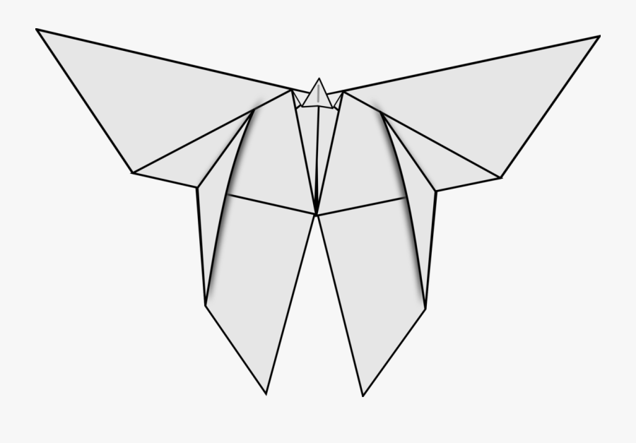 Origami Butterfly Clip Art, Transparent Clipart