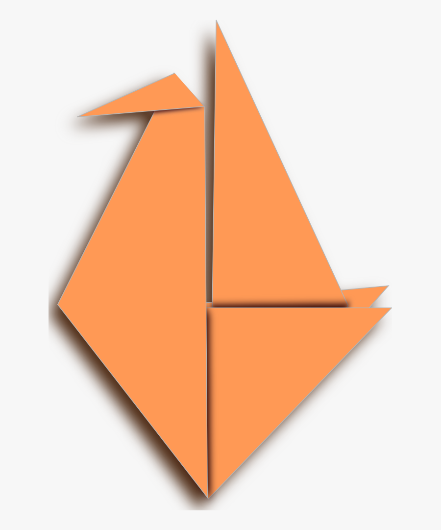 Origami Bird - Origami Clip Art, Transparent Clipart