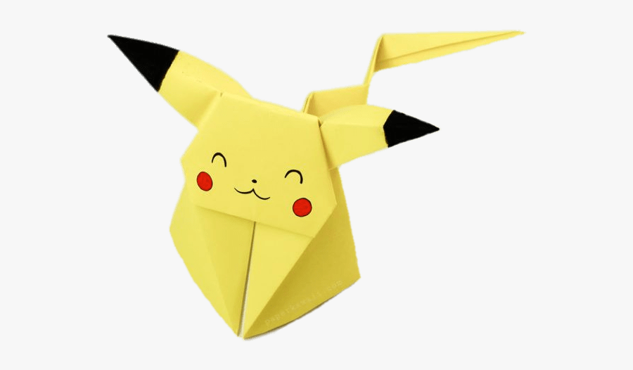 Origami Pikachu - Origami, Transparent Clipart