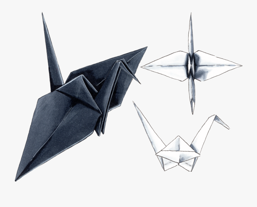 Clipart Origami Crane - Origami, Transparent Clipart