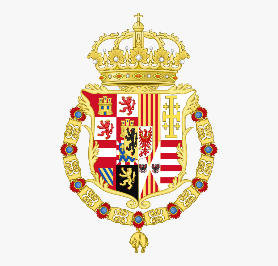 Constitutional Monarchy Clipart - Spanish Royal Family Crest, Transparent Clipart
