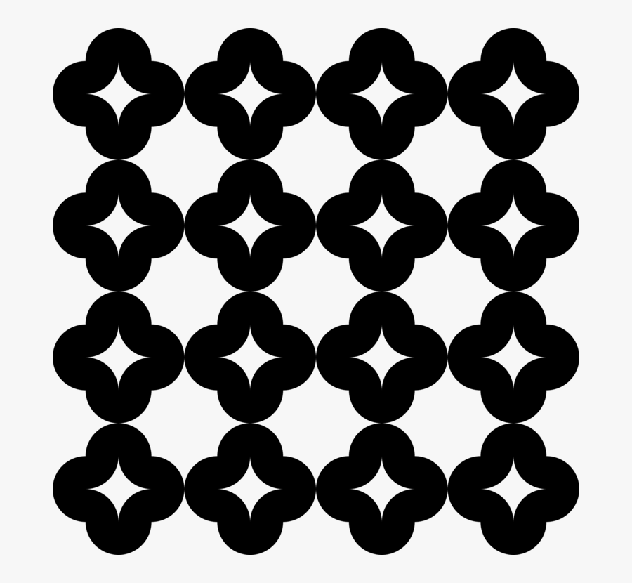 Symmetry,petal,black - Clip Art, Transparent Clipart