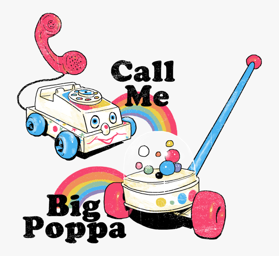 Call Me Big Poppa Backpack By Monarchy70614 Clipart - Call Me Big Papa Meme, Transparent Clipart