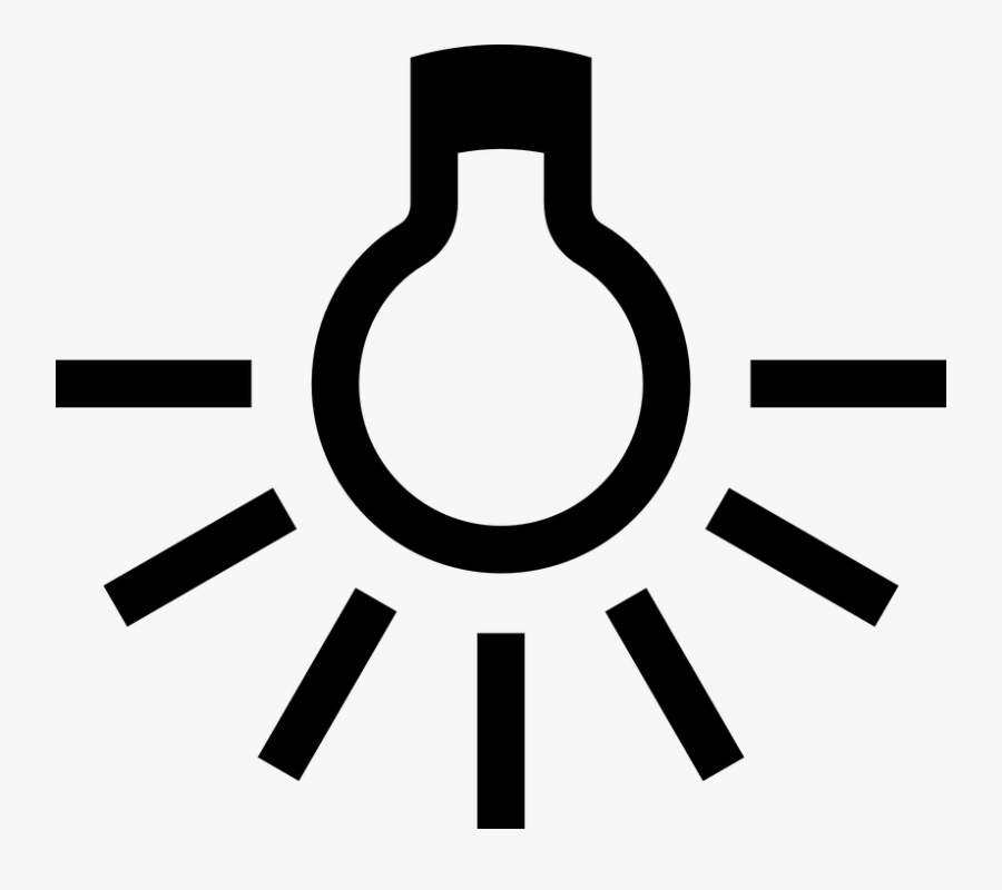 Transparent Lamp Clipart Black And White - Titanium Dioxide Paint Reaction, Transparent Clipart