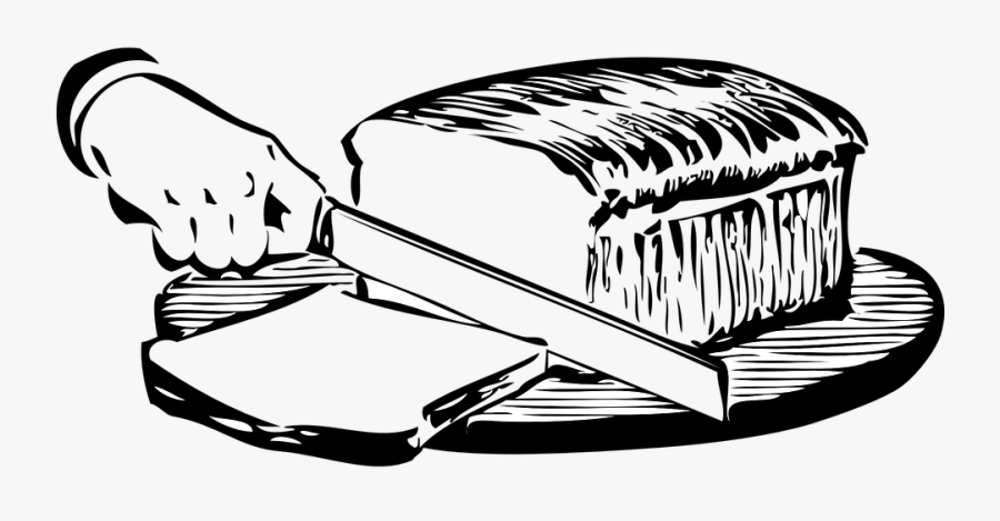 Bread, Slice, Cutting, Loaf, Cut, Sliced, Slicing - Bread Clip Art, Transparent Clipart