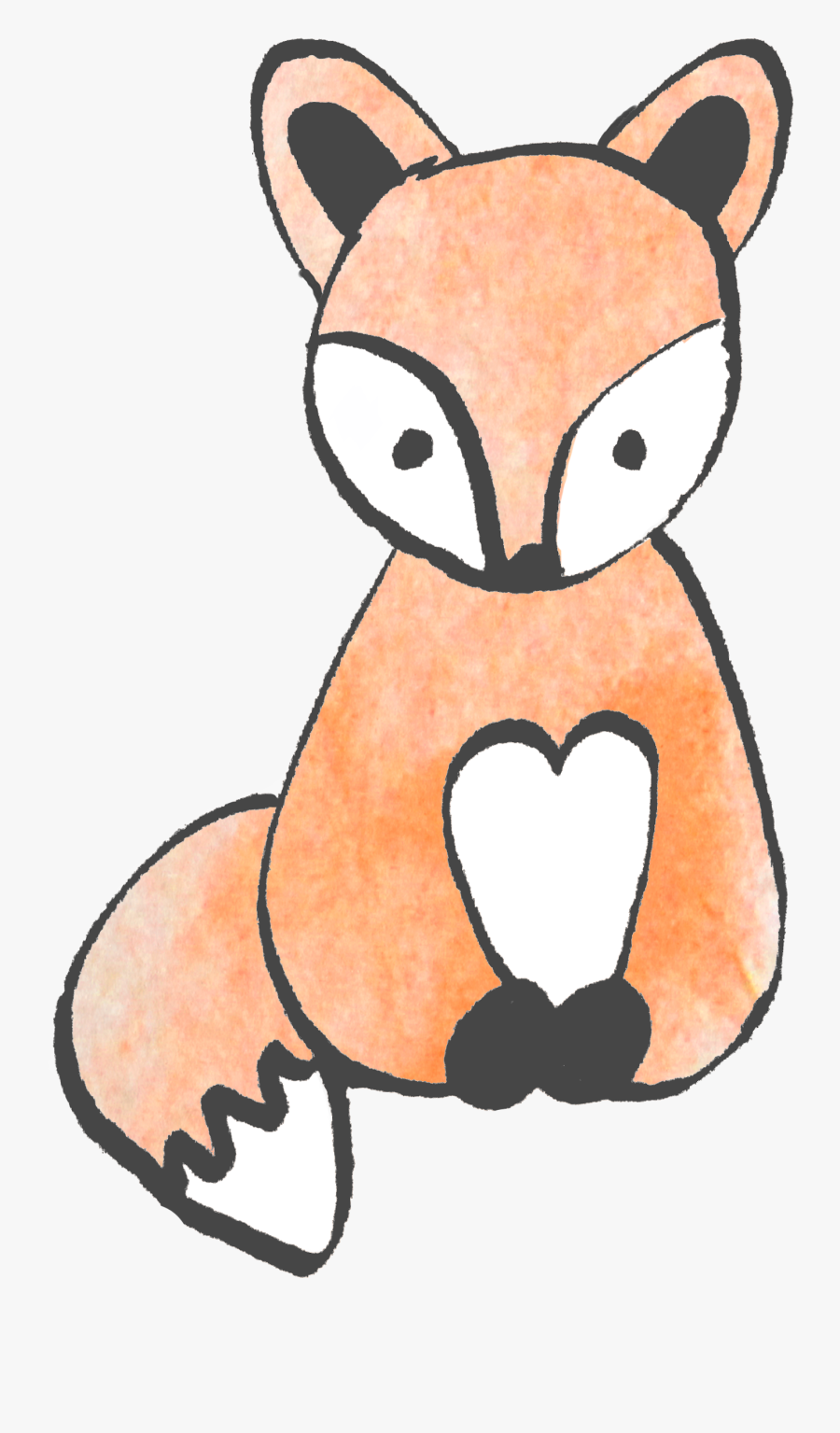 Nursery Drawing Fox, Picture - Free Printables For Girls Woodland Baby Shower, Transparent Clipart