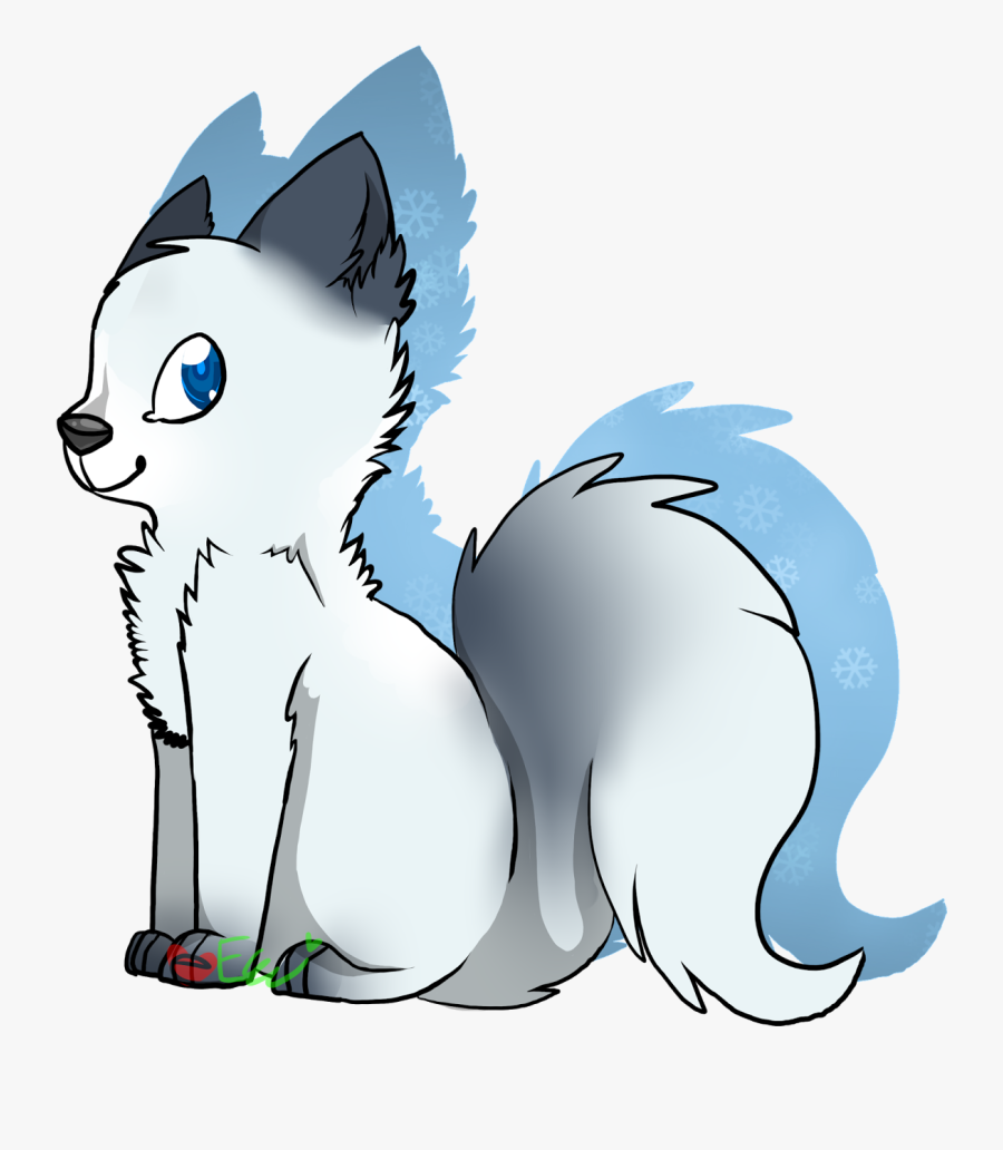 Arctic Fox Clipart - Cute Arctic Wolf Clipart, Transparent Clipart