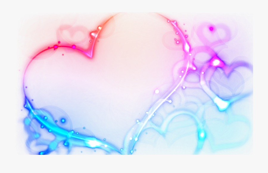 Png Effects For Photoscape - Border Design Blue Color, Transparent Clipart