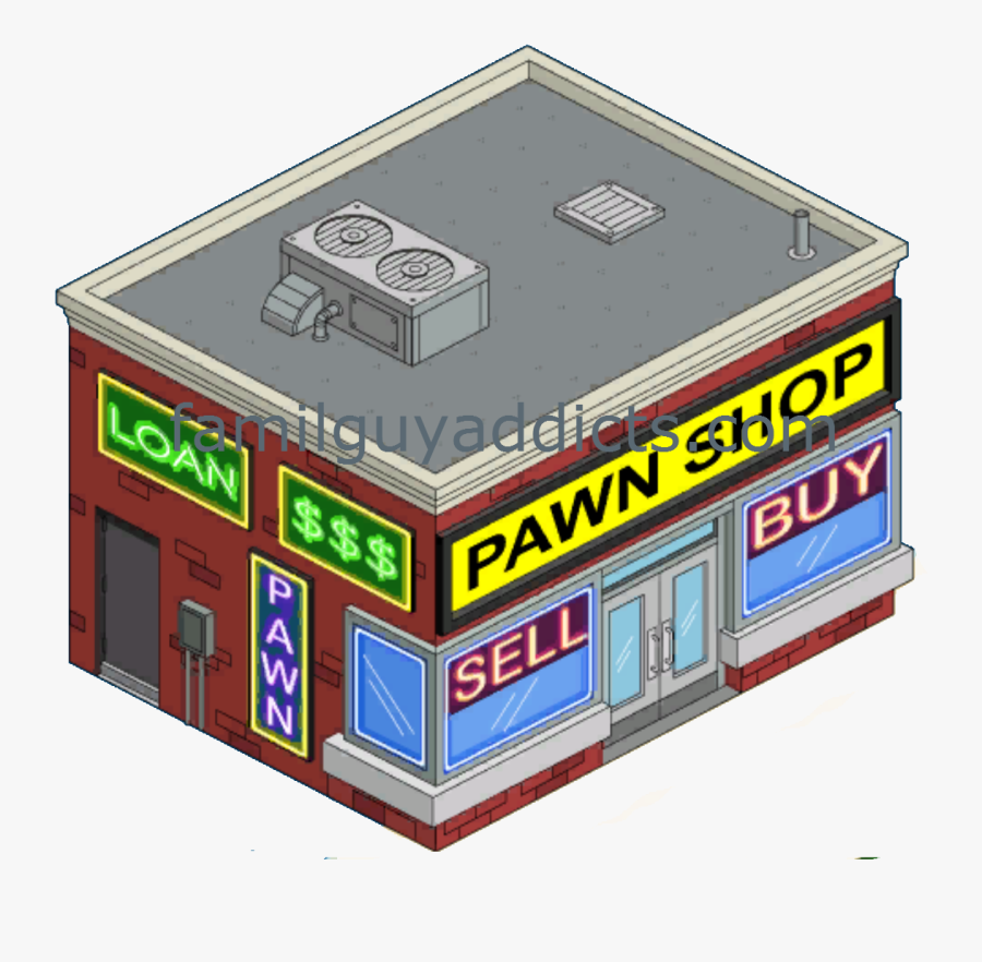 Quahog"s Pawn Shop - Pawnshop Png, Transparent Clipart