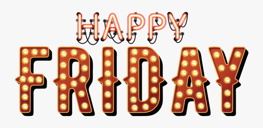Happy Friday Png, Transparent Clipart