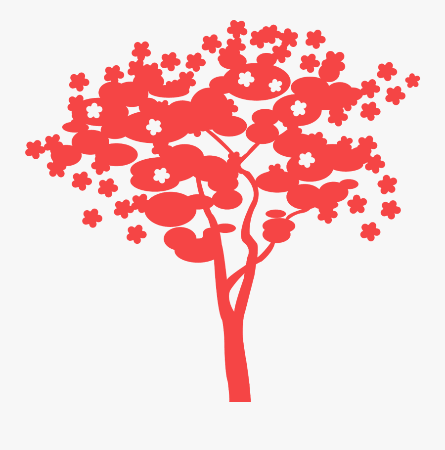 Tree Silhouette, Transparent Clipart