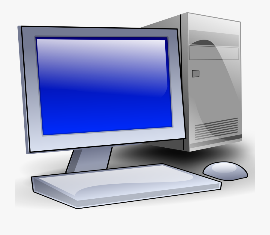 This Free Icons Png Design Of Generic Desktop Pc With - Computer Cases And Monitors, Transparent Clipart