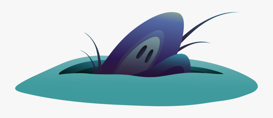 Turquoise,fish,marine Mammal, Transparent Clipart