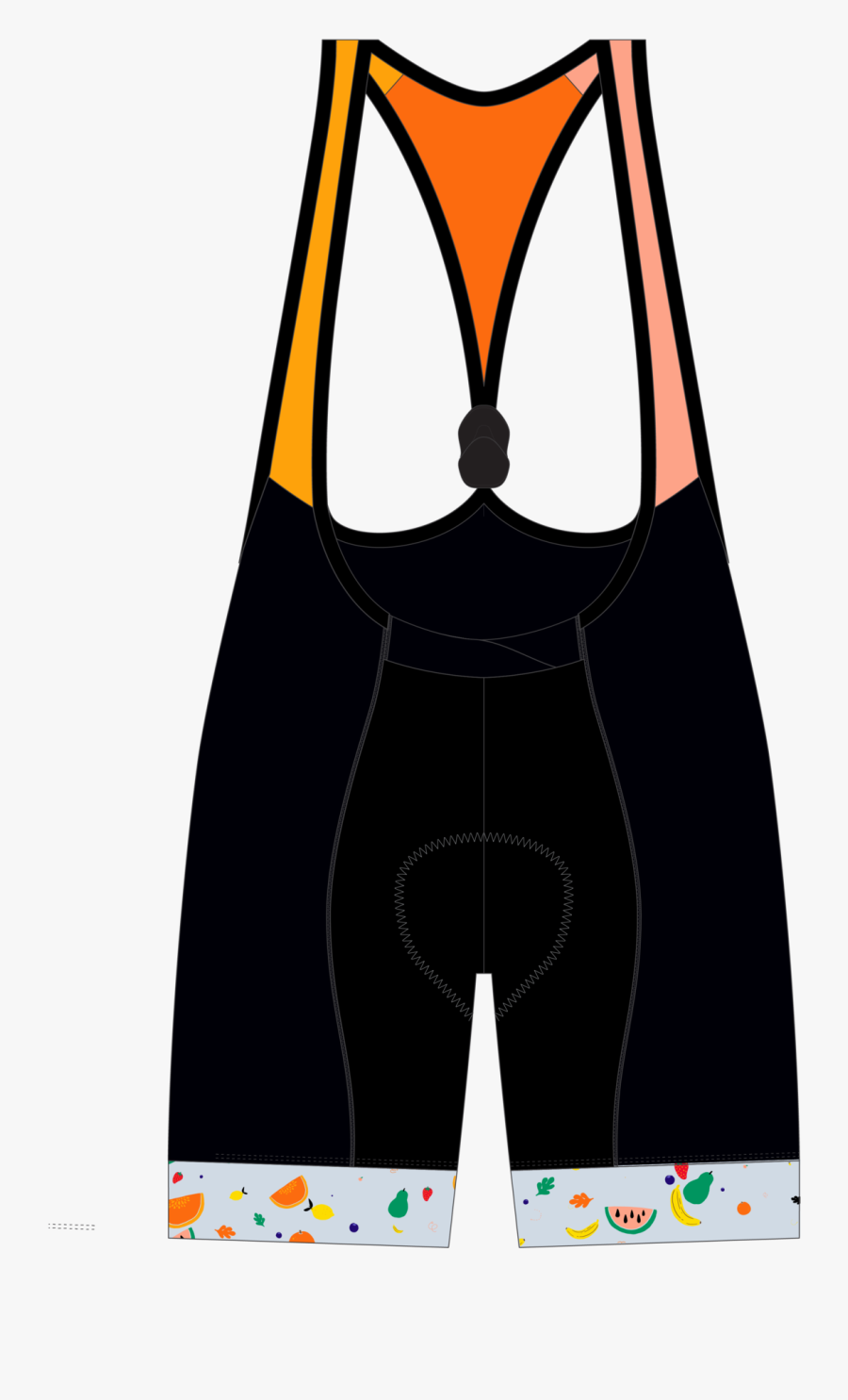 Fruit Salad Bib Shorts Wmn - Lingerie Top, Transparent Clipart