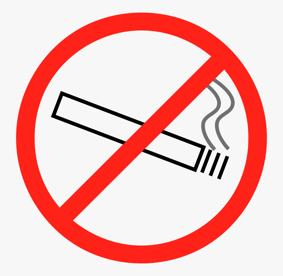 Smoking Ban Royalty-free Clip Art - No Smoking Sign Png, Transparent Clipart