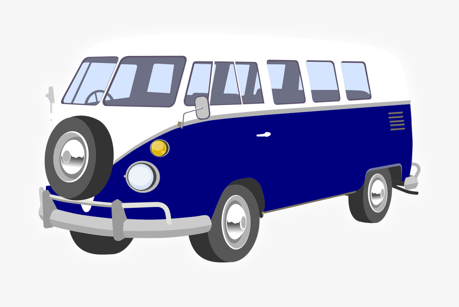 Transparent Volkswagen Van Clipart - Vw Camper Van Clip Art, Transparent Clipart