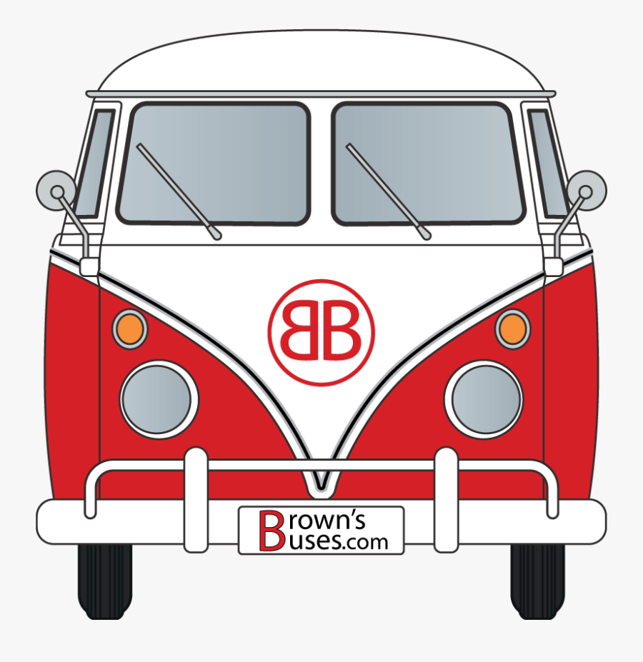 Hippie Clipart Bus Volkswagen - Compact Van, Transparent Clipart