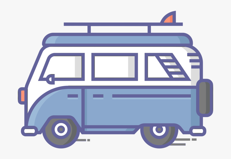 Minibus,van,compact Car - Icons Car Van Png, Transparent Clipart