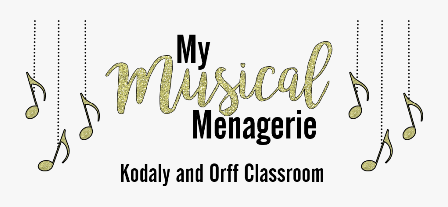 My Musical Menagerie - Calligraphy, Transparent Clipart