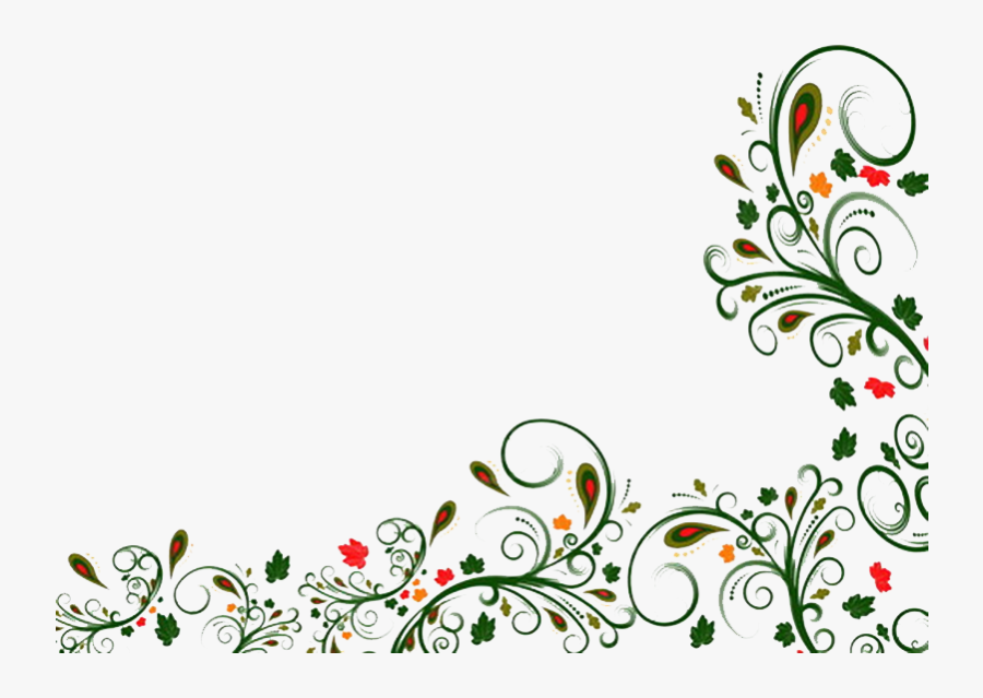 Flower Borders And Frames Clipart - Floral Design Border Png, Transparent Clipart