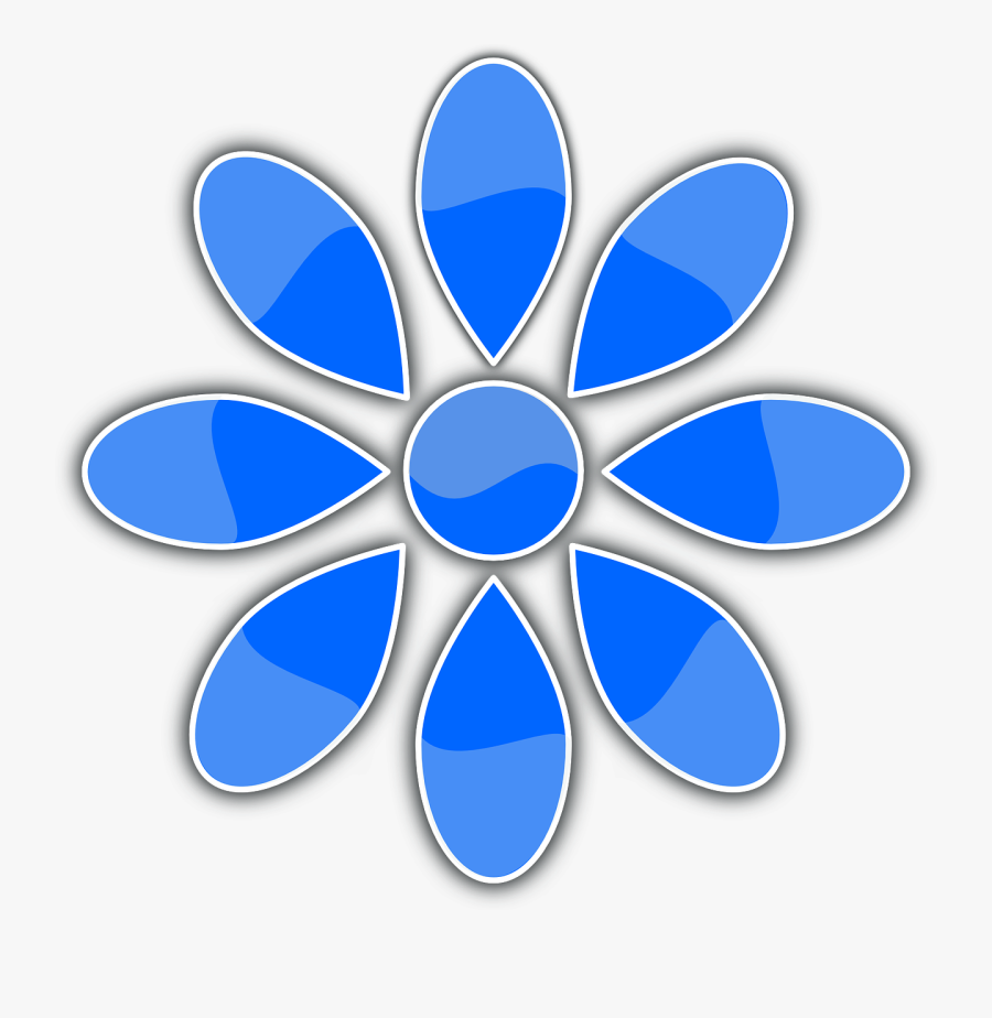 Flower Small Clipart 300pixel Size, Free Design - Simple Mandala Designs Small, Transparent Clipart