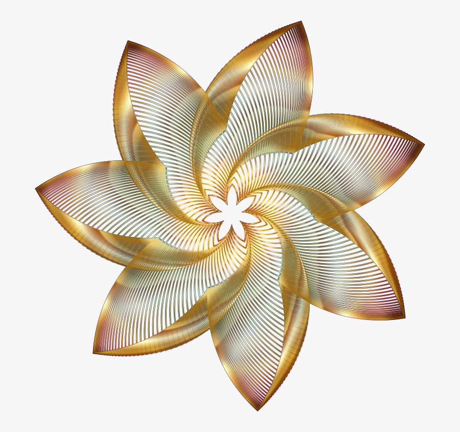 Transparent Flower Line Clipart - Portable Network Graphics, Transparent Clipart