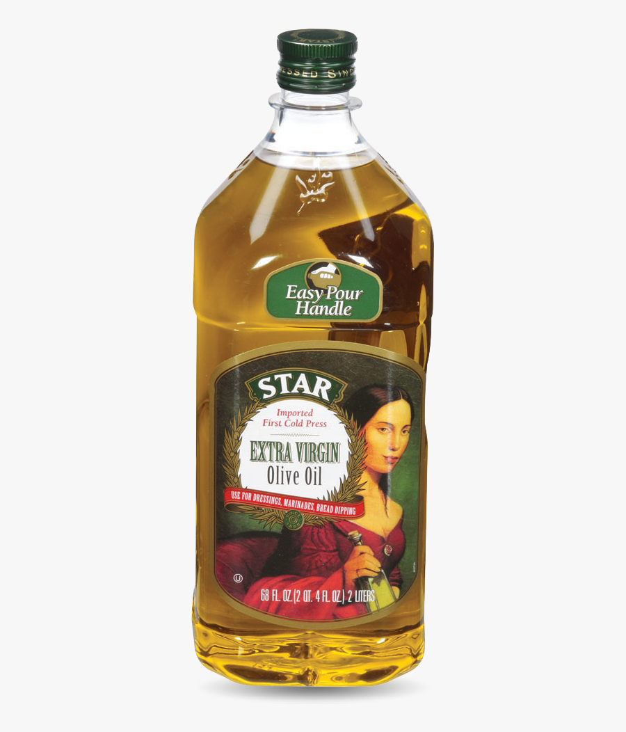 Transparent Cooking Oil Clipart - Star Extra Virgin Olive Oil 2 Liter, Transparent Clipart