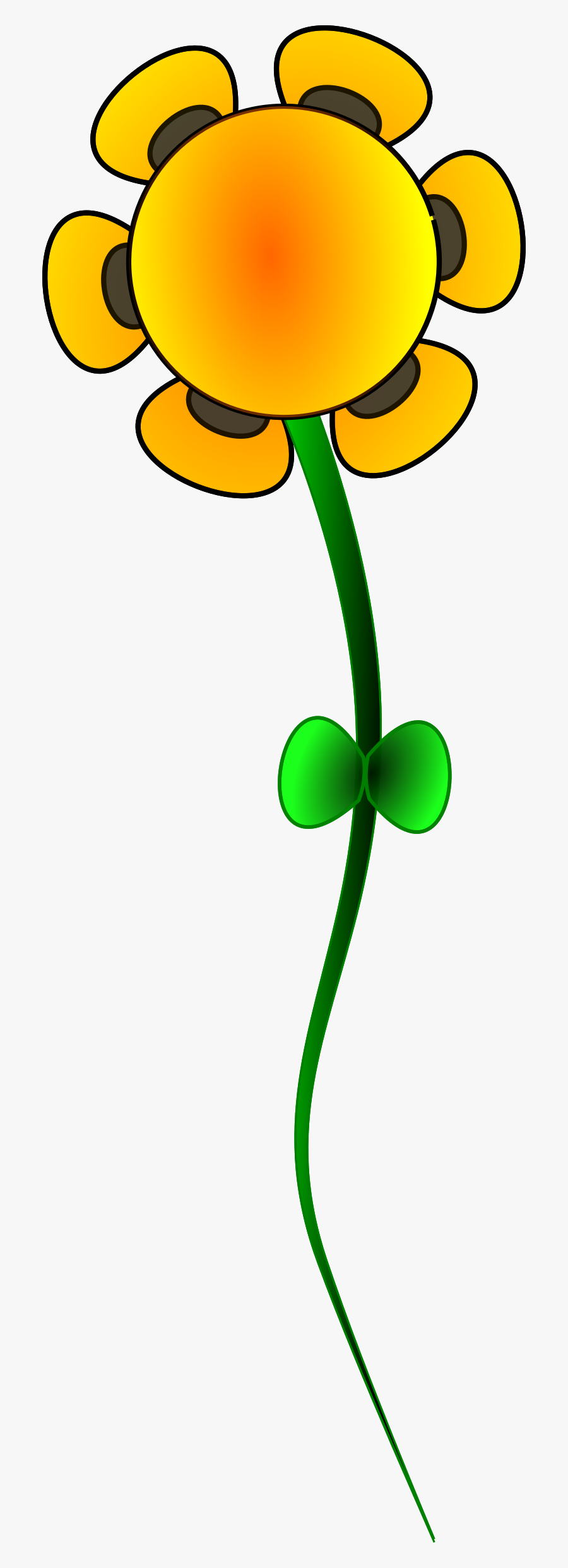 Clipart Crazy Sun Flower Tiny Flower Clip Art Small - Flower, Transparent Clipart