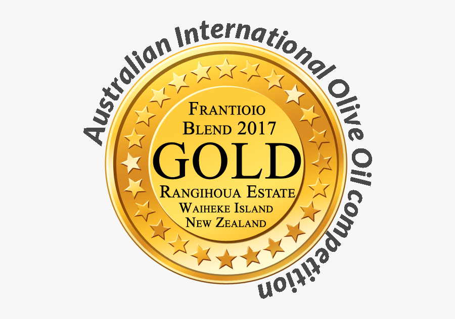 Australian International Olive Oil Competition, Gold - Circle, Transparent Clipart