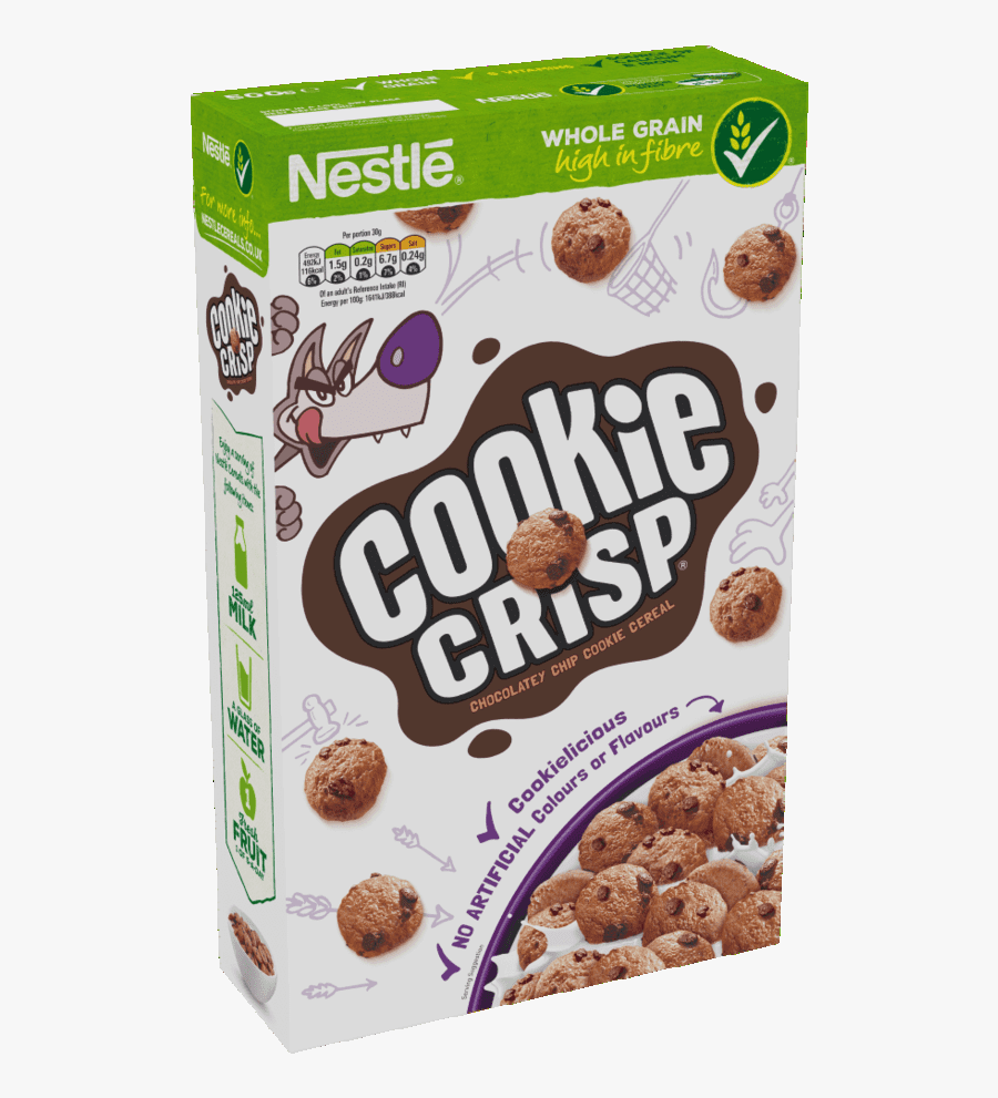 Transparent Cereal Box Png - Cookie Crisp Cereal Box, Transparent Clipart