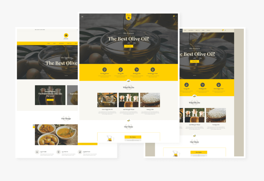 Olive-oil - Template Wordpress Olive Oil, Transparent Clipart