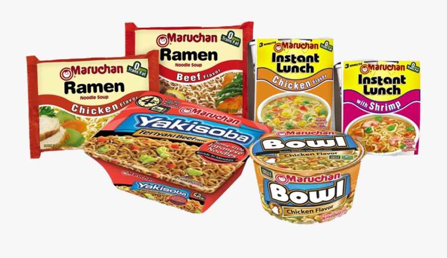 Transparent Bowl Of Noodles Clipart - Maruchan Products, Transparent Clipart