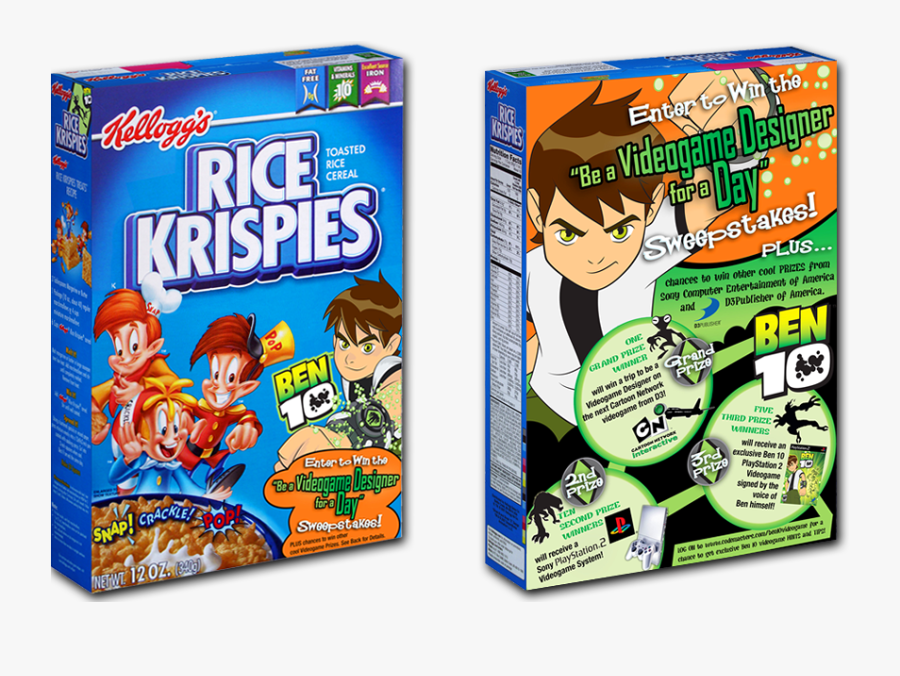 Rice Krispies Cereal Box, Transparent Clipart