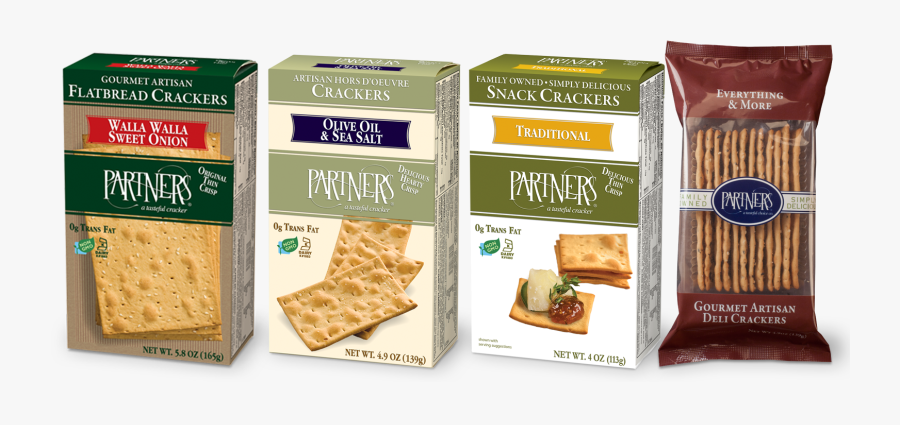 Partners Crackers Partners Olive Oil Sea Salt Bite - Water Biscuit, Transparent Clipart