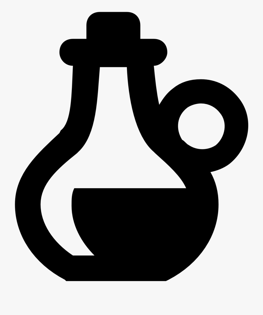 Olive Oil White Icon, Transparent Clipart