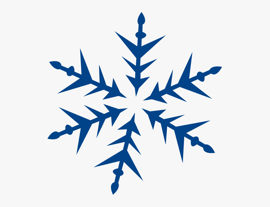 Clipart Png Snowflakes Download - Blue Snowflake Clipart Png, Transparent Clipart