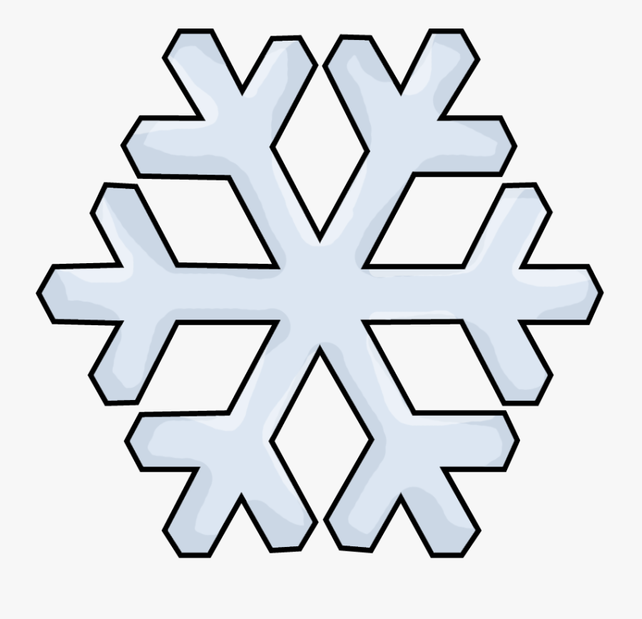 Transparent Snow Png - Cartoon Snowflake Transparent Background, Transparent Clipart