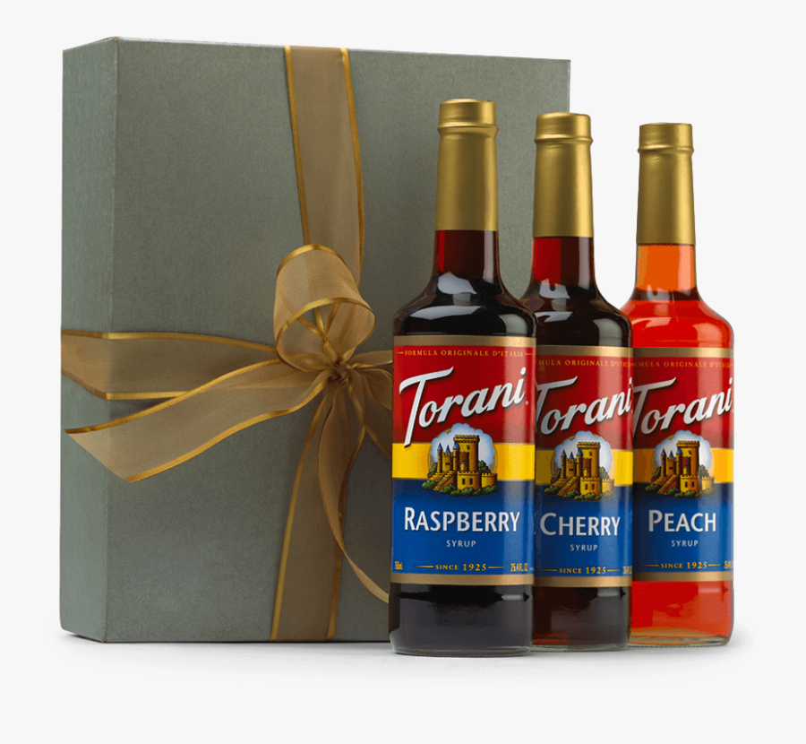 Transparent Present Box Png - Torani Fruit Syrup, Transparent Clipart