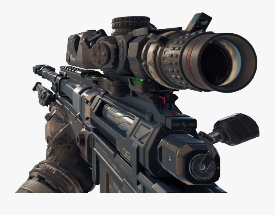 Locus Sniper Transparent & Png Clipart Free Download - Call Of Duty Black Ops 4 Sniper Render, Transparent Clipart