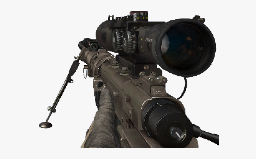 Sniper Clipart Intervention - Duty Modern Warfare 2 Intervention, Transparent Clipart