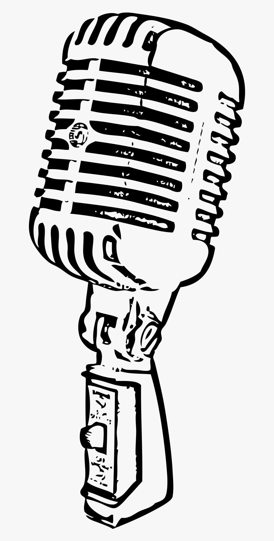 Mic Vector, Transparent Clipart